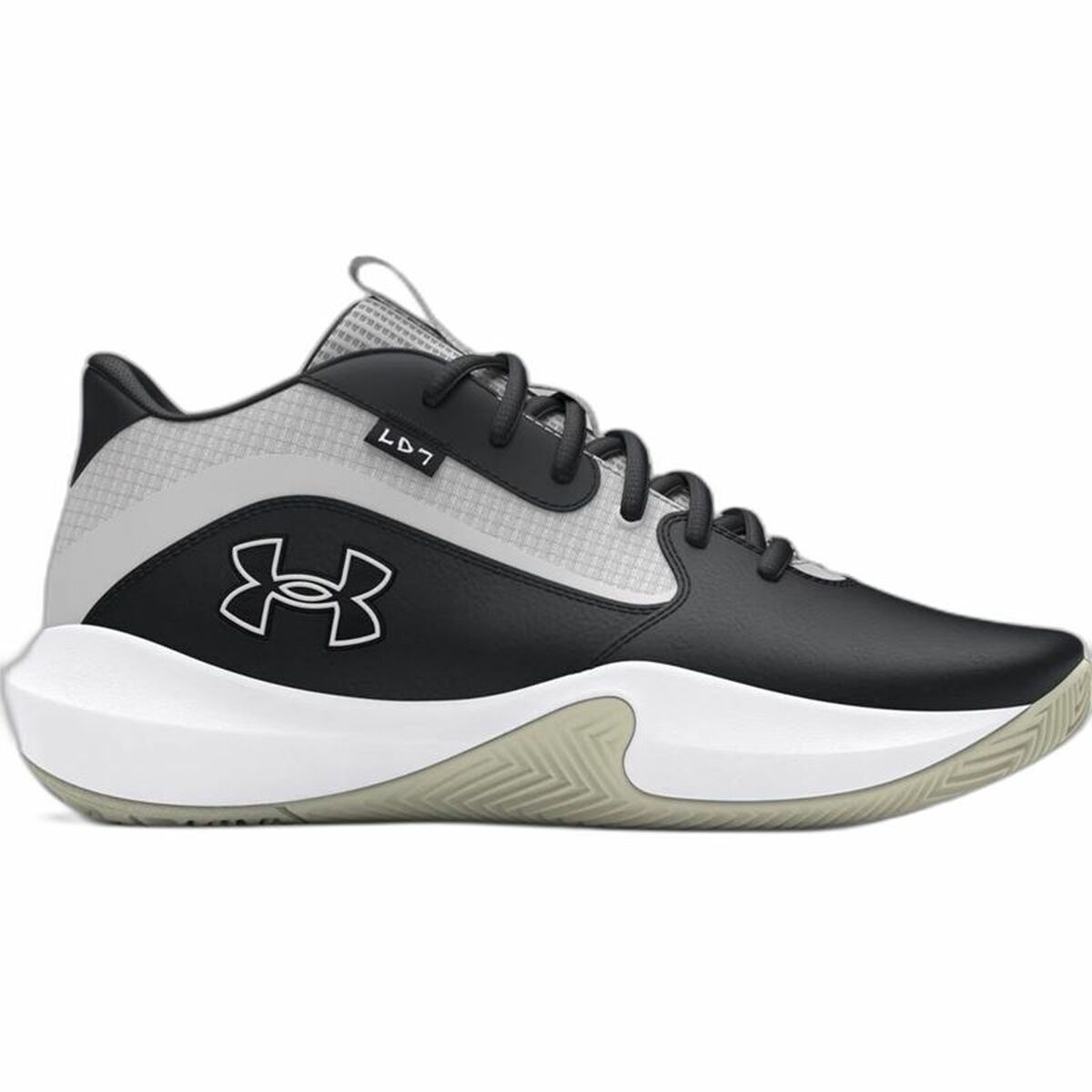 Basketball Shoes for Adults Under Armour Lockdown 7 Black 42