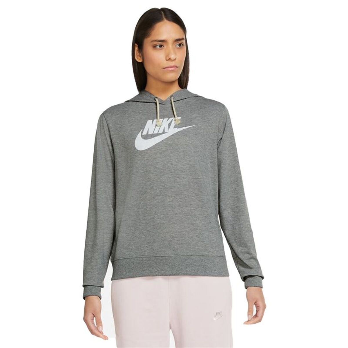 Women’s Sweatshirt without Hood Nike Sportswear Gym Vintage W Dark grey