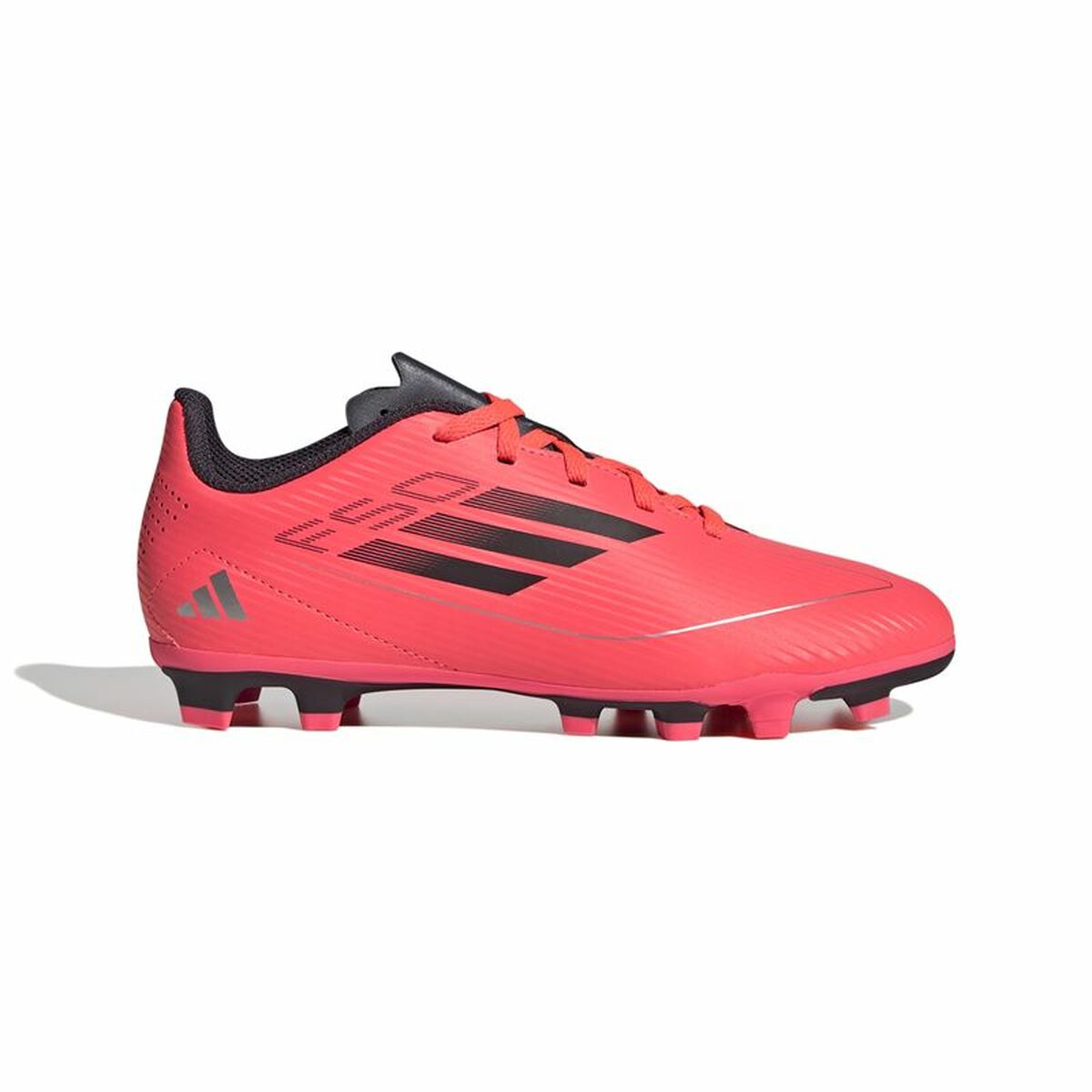 Childrens Football Boots Adidas F50 Club FxG Pink Crimson Red 38 2/3