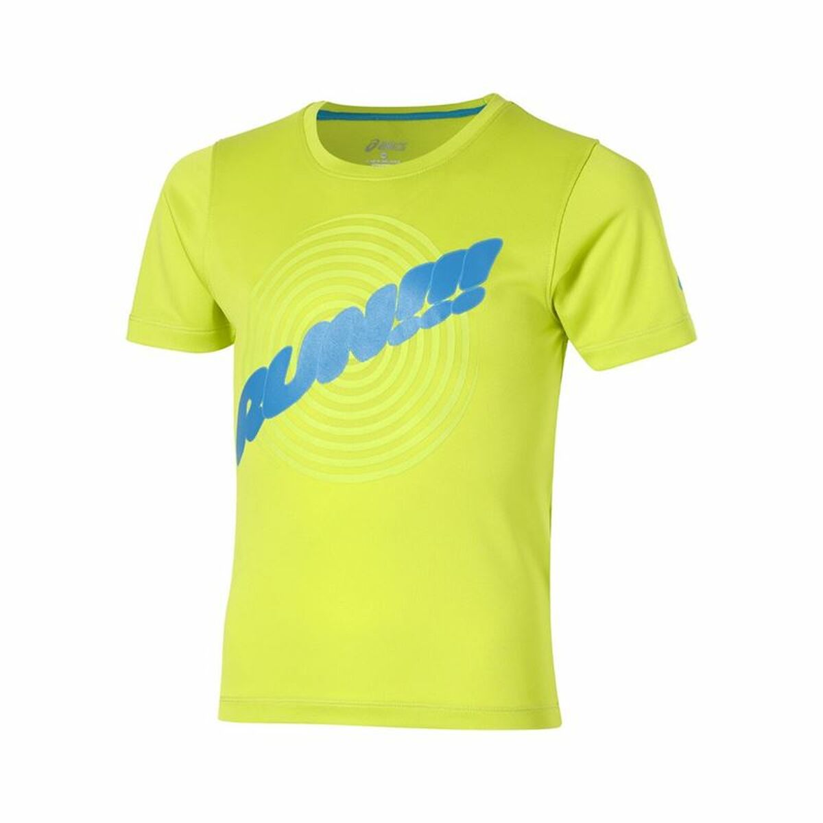 Child's Short Sleeve T-Shirt Asics Run Lime green 13 Years