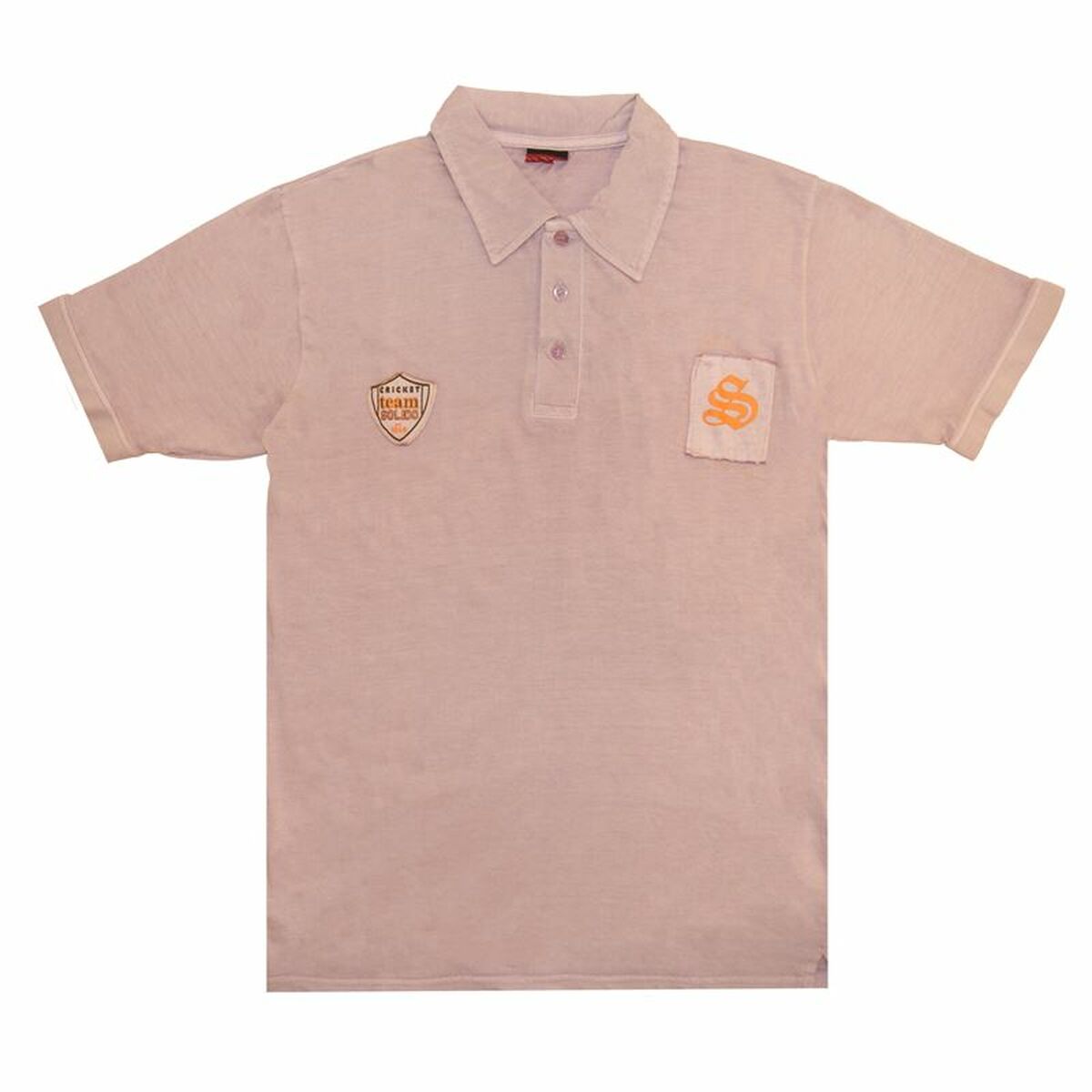 Men’s Short Sleeve Polo Shirt Solido Team Cricket S