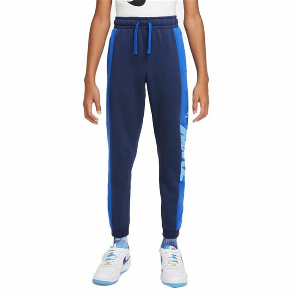 Children's Tracksuit Bottoms Nike Sportswear  Blue 12-13 Years