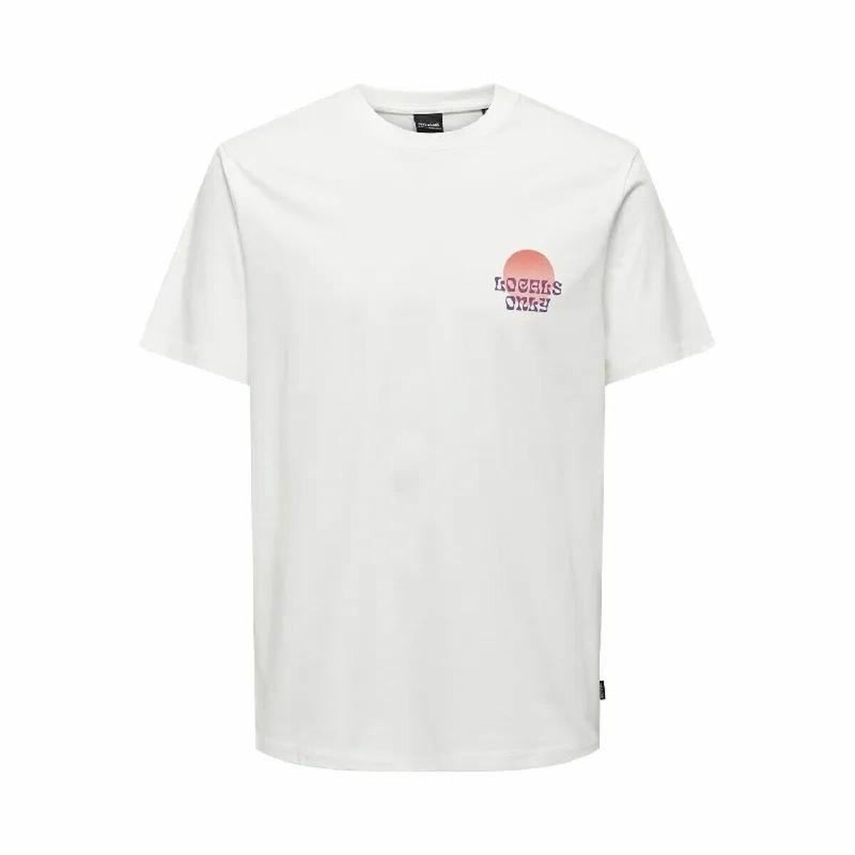 Men’s Short Sleeve T-Shirt Only & Sons Onskye Reg White L