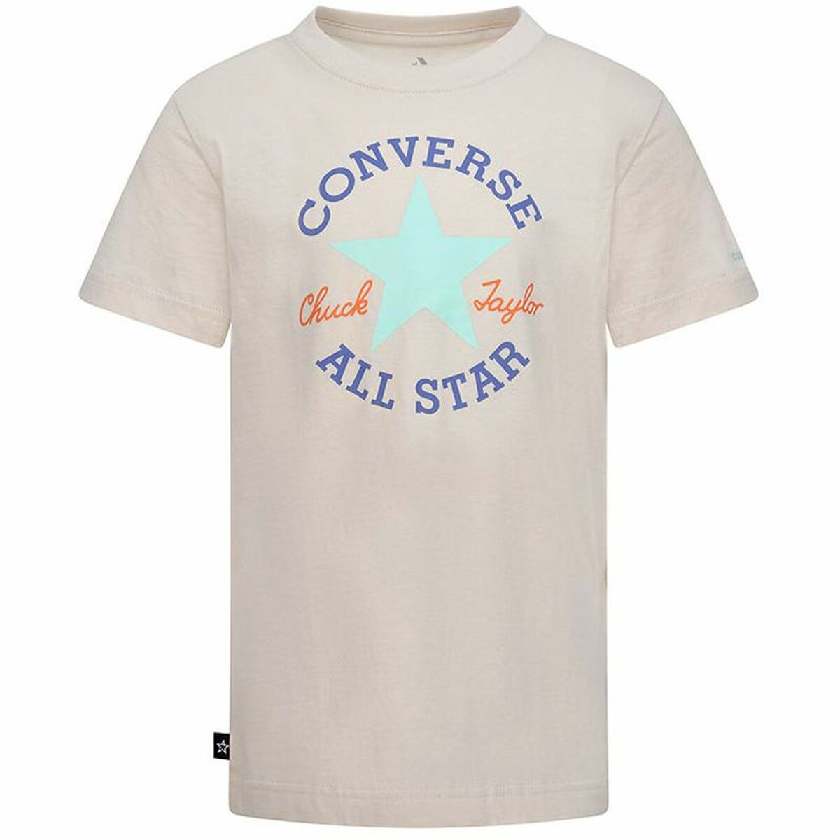 Child's Short Sleeve T-Shirt Converse Core Sse Salmon 13-15 Years
