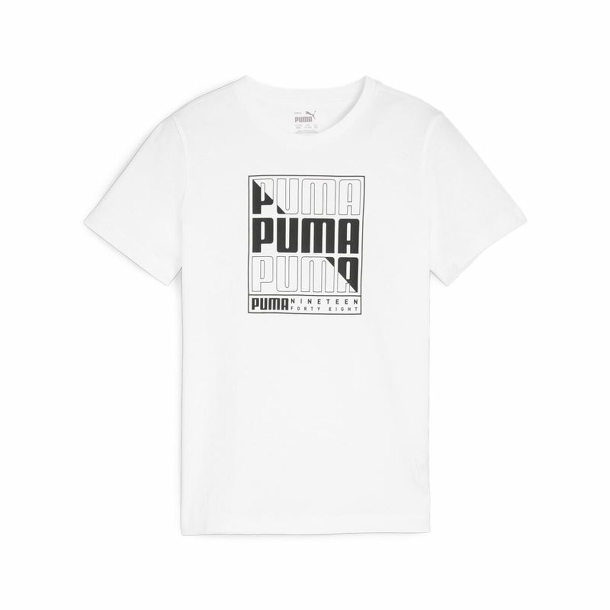 Child's Short Sleeve T-Shirt Puma Graphic 7-8 Years