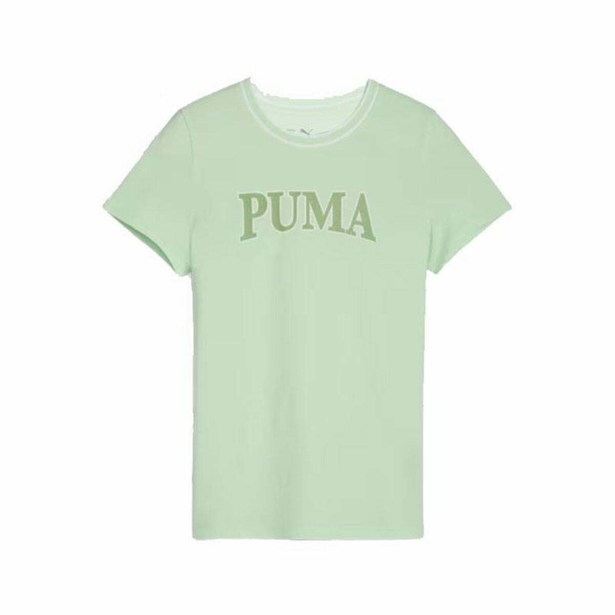 Child's Short Sleeve T-Shirt Puma Squad Lime green 11-12 Years