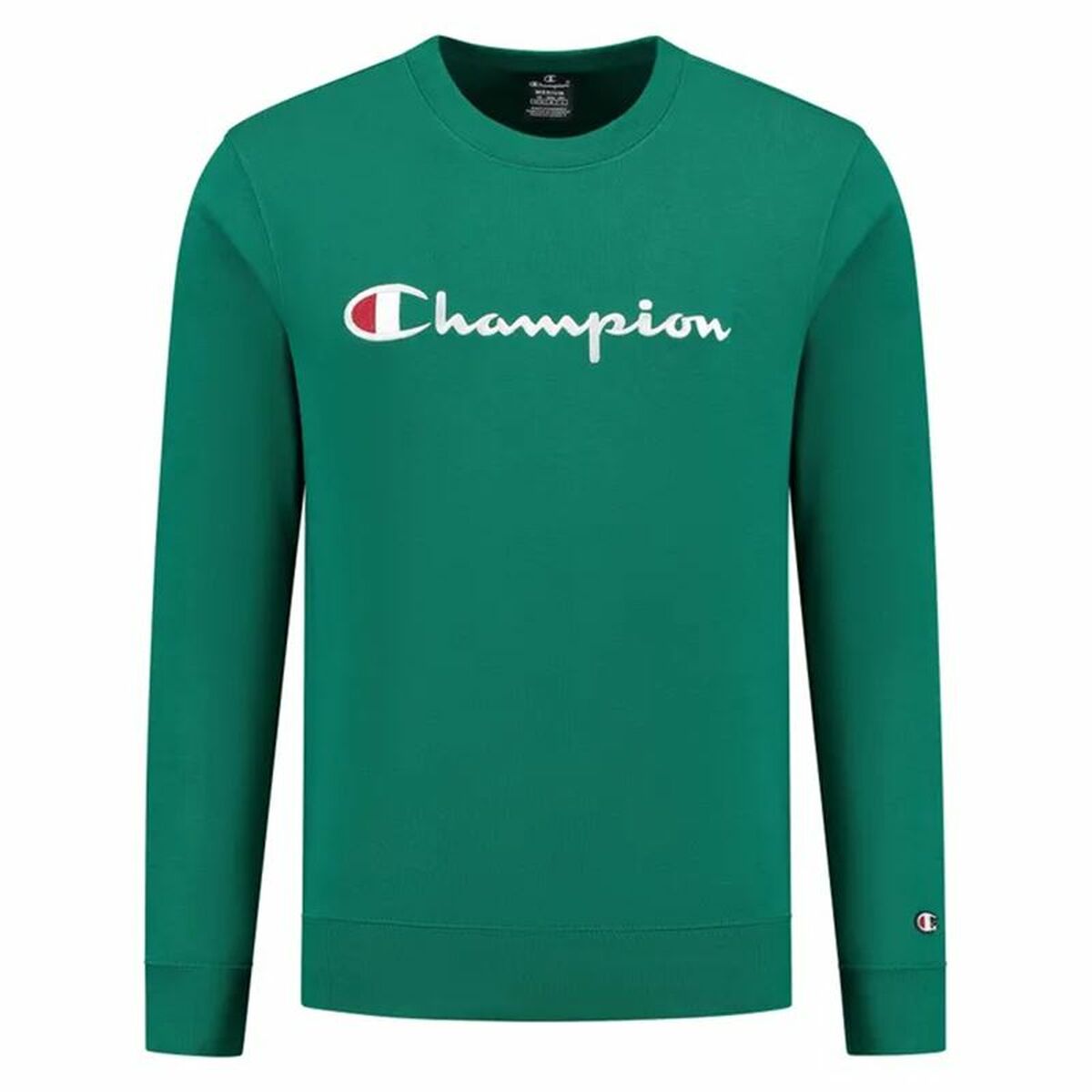Men’s Sweatshirt without Hood Champion Crewneck Green S
