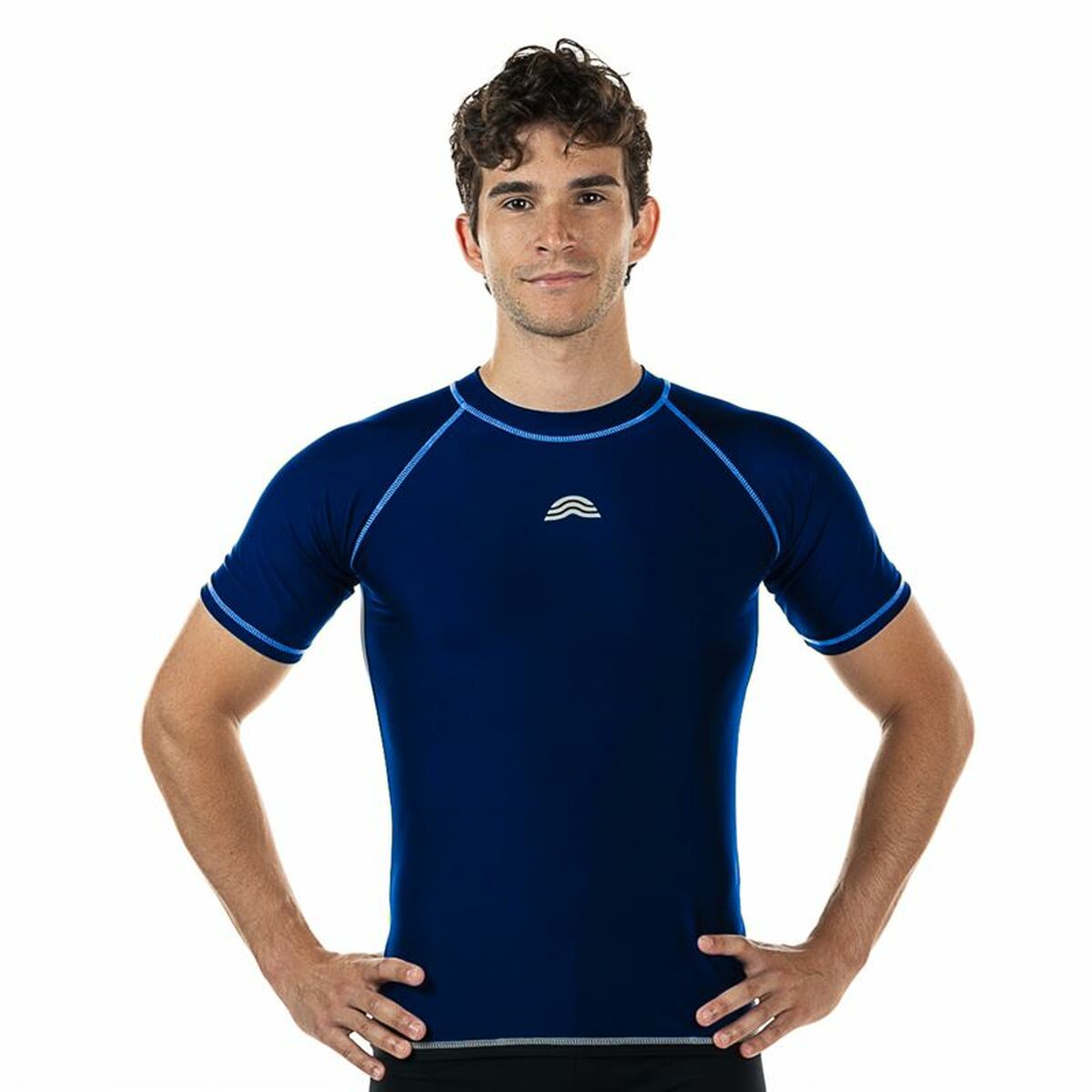 Men’s Short Sleeve T-Shirt Aquarapid UV Blue S