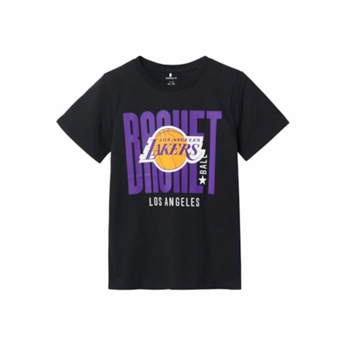 T-shirt Name It NBA Black 9-10 Years